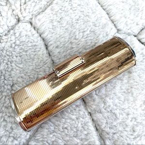 BCBG Max Azria gold chain clutch